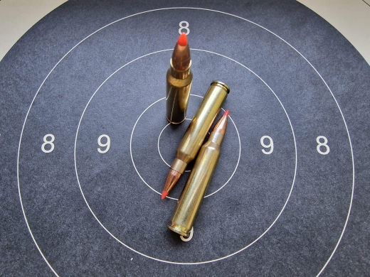 .223 Remington / 5,56 x 45 NATO Spezialgeschoss Rot